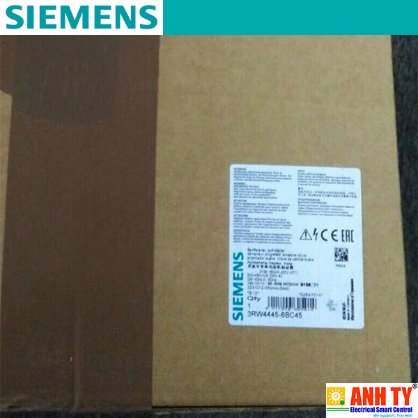 Khởi động mềm 542A 355kW 400-600VAC 230VAC Siemens 3RW4445-6BC45
